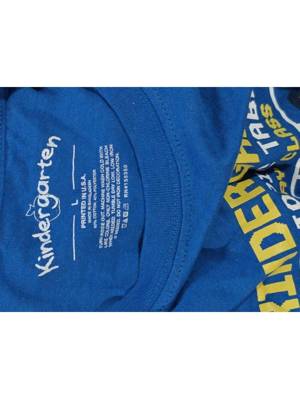 Kindergarten Periodic Table Tuesday Class Blue T-Shirt Kids